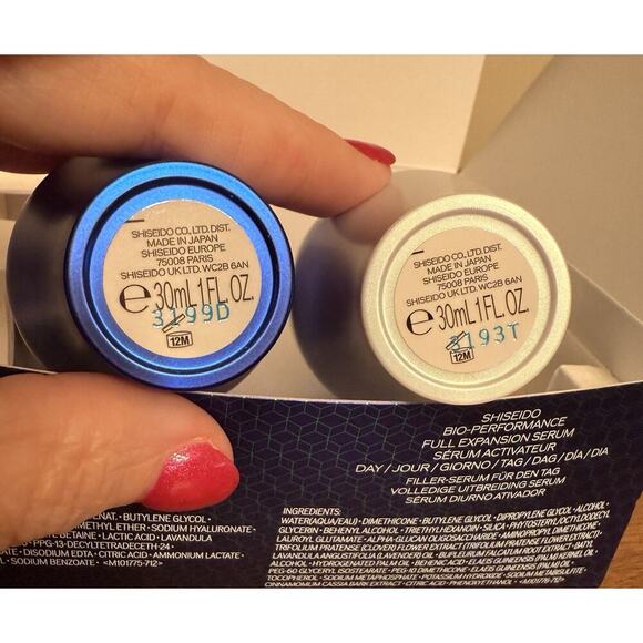 Shiseido Bio-Performance Skin Filler Serums Day Expansion & Night Infill Set NIB - Picture 10 of 11